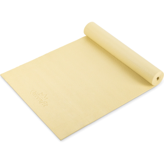 Купить Коврик для фитнеса  Queenfit 0,5 см yellow в Киеве - фото №1